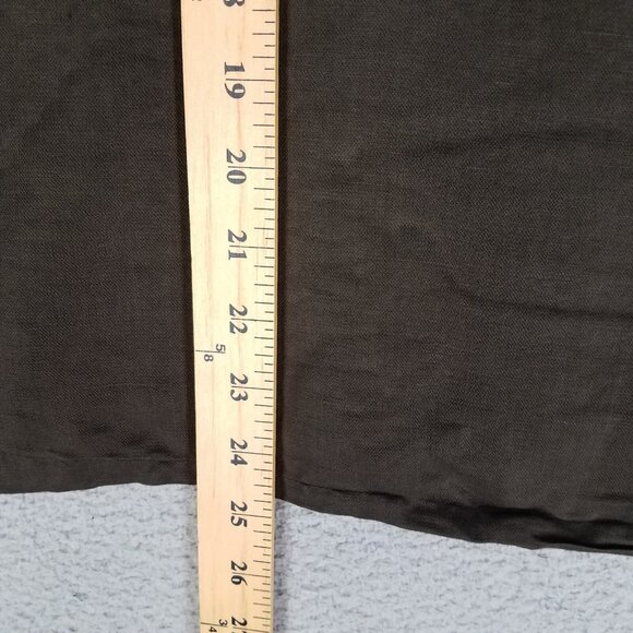 Eileen Fisher Linen Blend Tank Top Women's 3X Brown Shell Basic Classic Casual - Picture 7 of 9